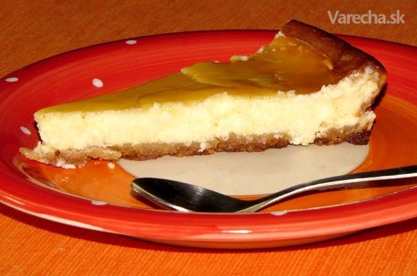 Lemon cheesecake s marhuľovou polevou (fotorecept)