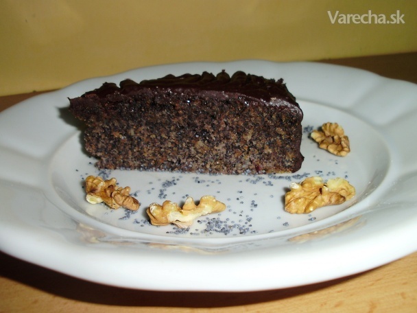 Recept - Makovo-orechová torta
