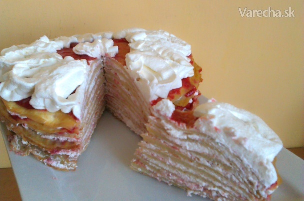 Bulharská skladaná torta (fotorecept)