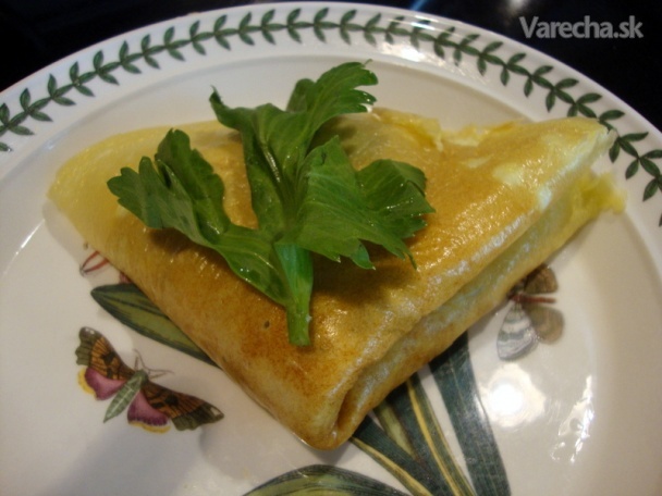 Omeleta – ako hodváb - s jadrovníkmi na šalotke (fotorecept)