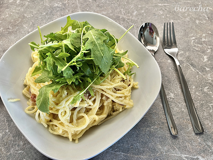 Špagety Carbonara (fotorecept)