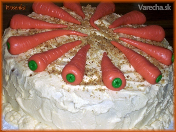Recept - Mrkvová torta s krémom
