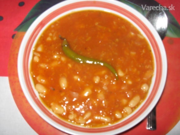 Mexická fazuľa - Chili sin carne (fotorecept)