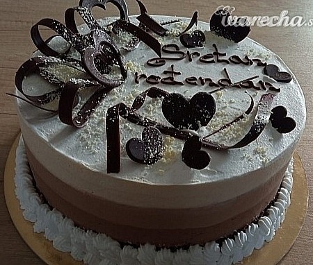 Trio chocolate torta (fotorecept)
