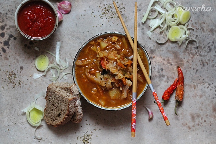 Recept - Kimchi polievka