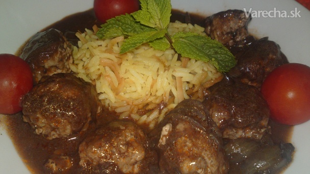 Daouhd Basha - Libanonské mäsové guľôčky (fotorecept)