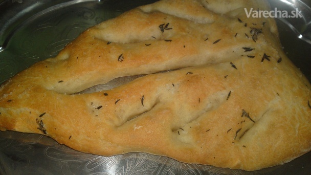 Fougasse - francúzsky chlieb v tvare listu z Provensálska (fotorecept)