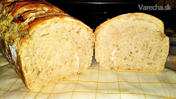 Jednoduchý nemiesený špaldový chlieb (fotorecept)