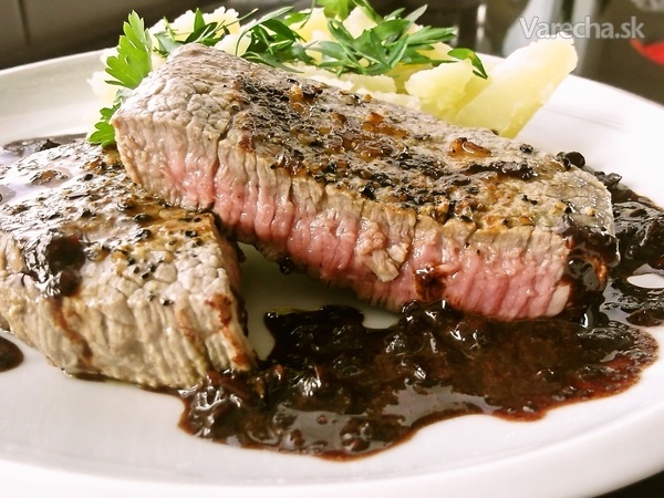 Steak s chilli brusnicovou redukciou (fotorecept)