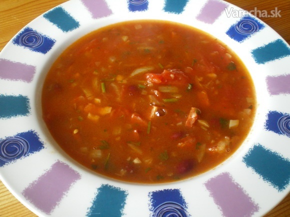 Rýchla fazuľová polievka (fotorecept)