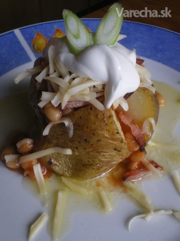 Pečené zemiaky -Jacket potatoes  (fotorecept)