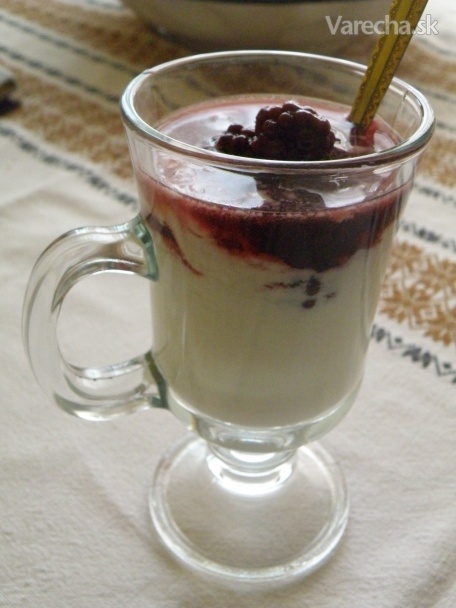 Sladký domáci jogurt do skla (fotorecept)