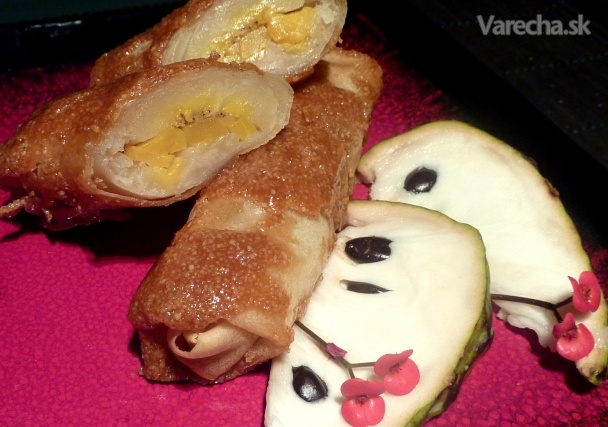 Filipínsky banánový dezert Turon