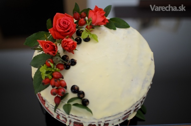 Torta s mascarpone-tvarohovým krémom (fotorecept)