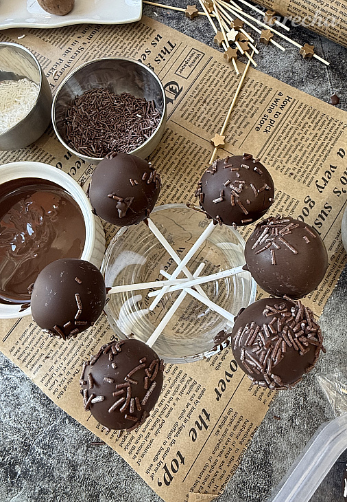 Lieskovcové cake pops