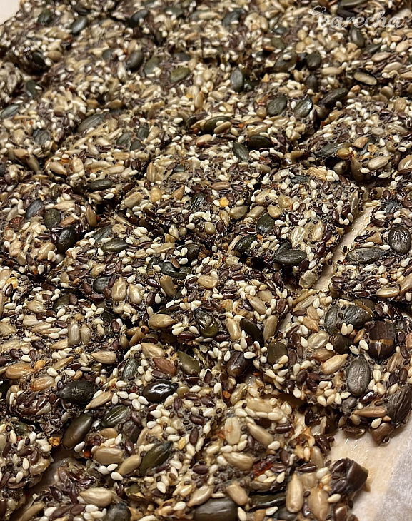 Domáce semienkové sušienky