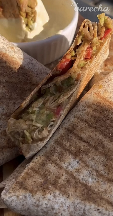 Raňajkové avokádové tortily (fotorecept)