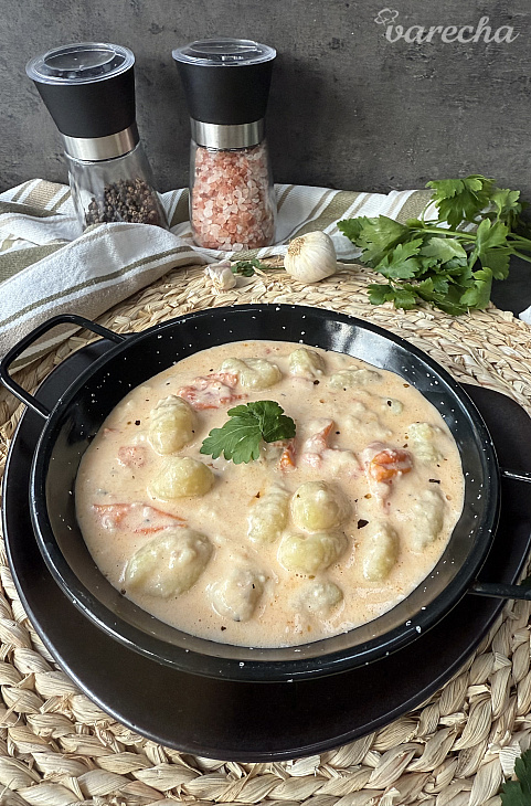 Gnocchi s mozzarellou a cherry paradajkami 