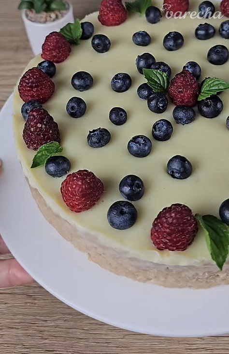 Kokosová narodeninová torta bez pečenia