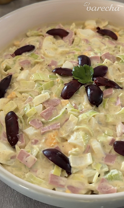 Rýchly šalát s pórom 