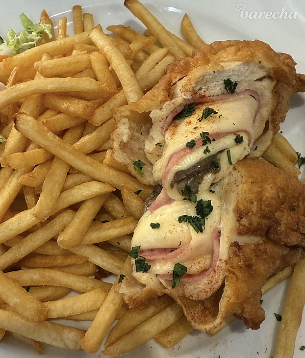 Plnené kuracie rezne v cestíčku