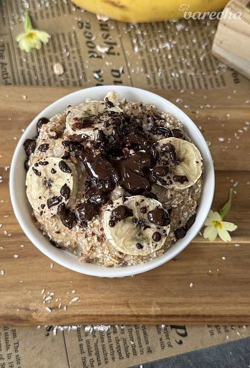 Pečená ovsená kaša s kokosom 