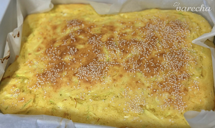 Slaný cuketový koláč