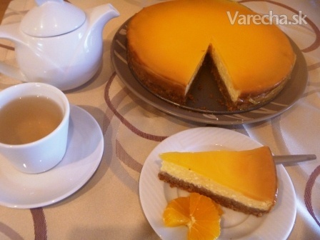 Pomarančový cheesecake (fotorecept)