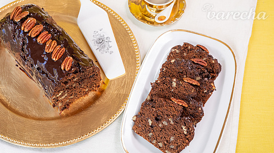 Čokoládovo-pekanový chlebíček