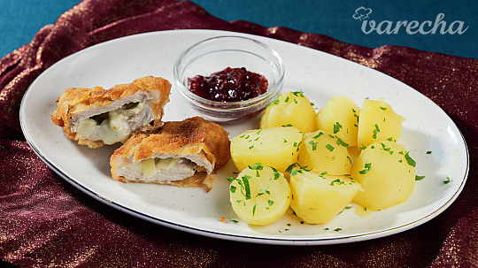 Bravčové rezne s plesňovým syrom, luxusná chrumkavá klasika