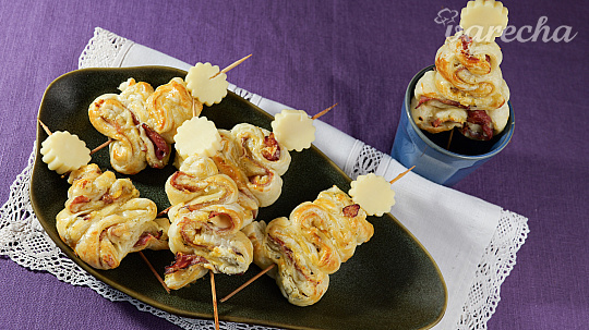 Stromčeky z lístkového cesta, rýchle a efektné slané chuťovky