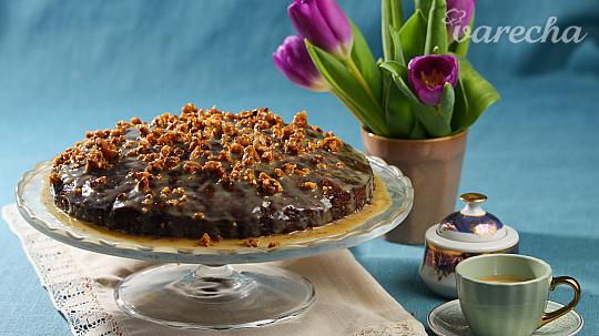 Trasený kávový koláč z jednej misy. Šikovný recept na každý deň