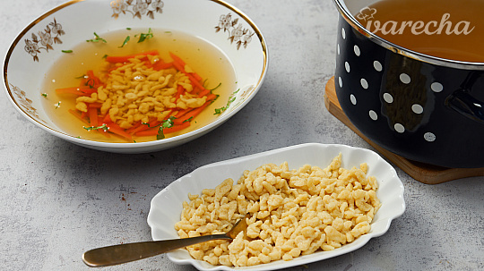 Vaječné kvapky, blesková lacná závarka do polievky len z 2 základných surovín 