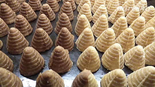 Vianočné nepečené včelie úliky