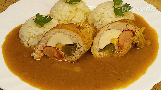 Španielsky vtáčik z bravčového mäsa