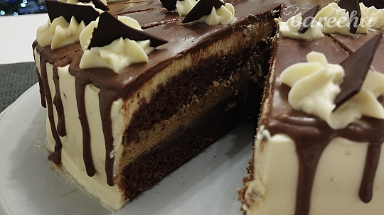 Cappuccino torta s írskym likérom