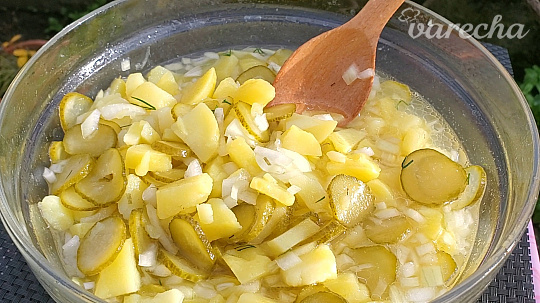 Jednoduchý zemiakový šalát