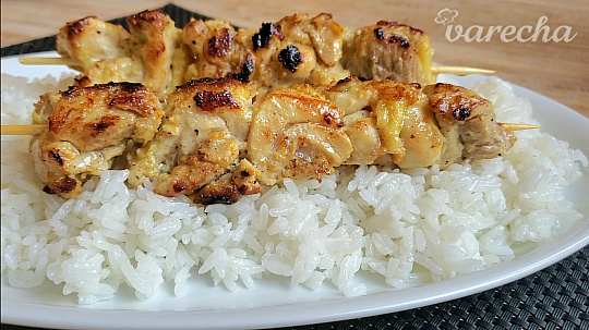 Kurací špíz v citrónovo-cesnakovej marináde