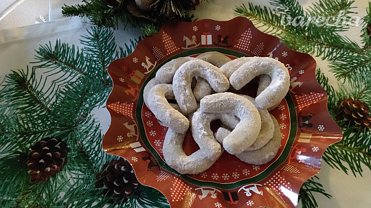 Vanilkové rožky bez vajíčka