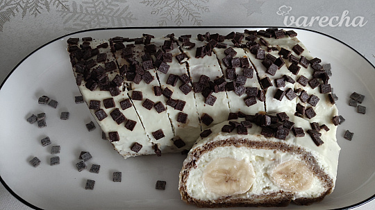 Roláda Banana split