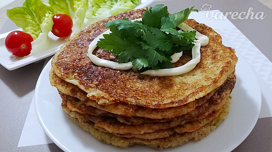 Slaná torta zo zemiakových placiek so syrom
