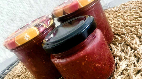 Figovo-malinový džem