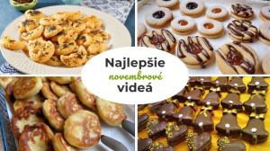 TOP rebríček: 15 najlepších novembrových videí, to je predzvesť Vianoc aj recepty na všedné dni